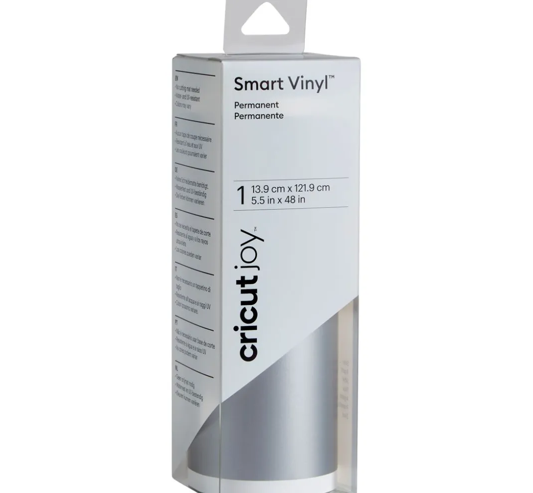 Cricut Selbstklebende Bastelfolie|Plotten>Joy Selbstklebende Vinylfolie - Glänzend "Smart Vinyl - Permanent", 13,9