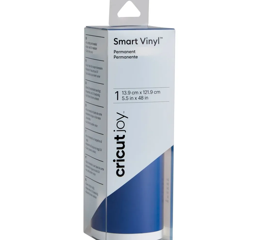 Cricut Selbstklebende Bastelfolie|Plotten>Joy Selbstklebende Vinylfolie - Glänzend "Smart Vinyl - Permanent", 13,9