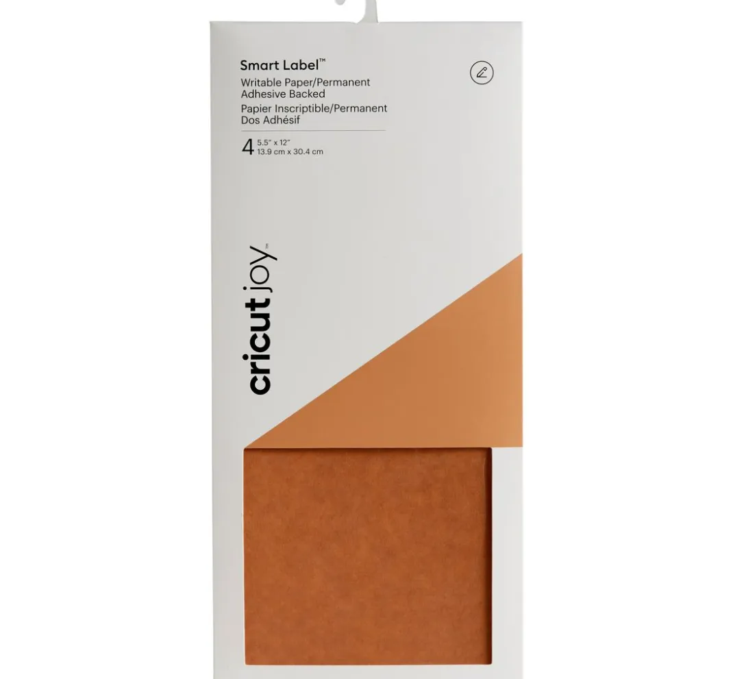 Cricut Selbstklebende Bastelfolie|Plotten>Joy Selbstklebendes Kraftpapier "Smart Labels - Brown"