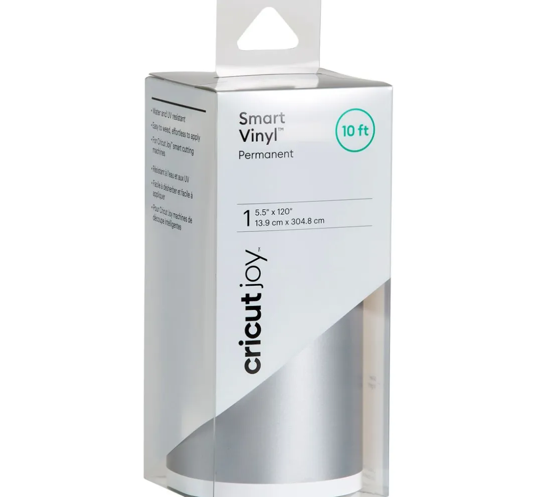 Cricut Selbstklebende Bastelfolie|Plotten>Joy Selbstklebende Vinylfolie - Glänzend "Smart Vinyl - Permanent", 13,9