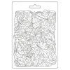 Stamperia Weiteres|Modellieren>3D Texturmatte "Woodland - Leaves pattern"