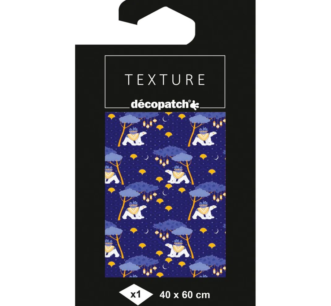 décopatch Décopatch-Papier|Décopatch>Hot-Foil Papier "Eisbär"