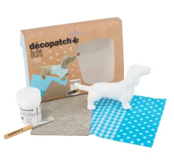 Kinder décopatch Papier-Bastelsets|Décopatch>Kit Mini "Dackel"