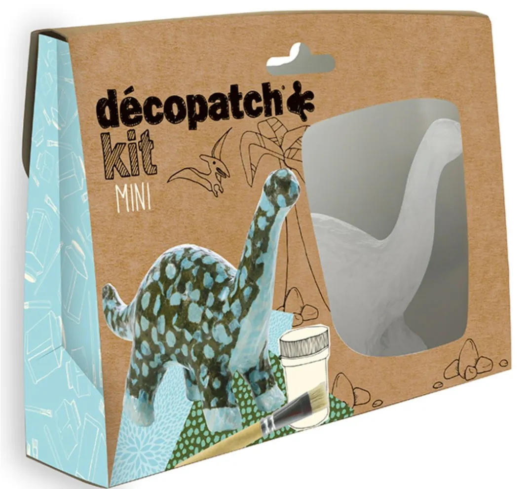 Kinder décopatch Papier-Bastelsets|Décopatch>Kit Mini "Dino"