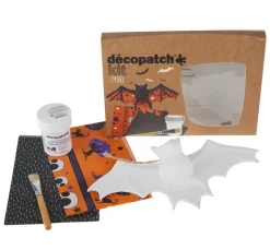 Kinder décopatch Papier-Bastelsets|Décopatch>Kit Mini "Halloween Fledermaus"
