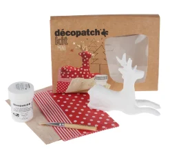 Kinder décopatch Papier-Bastelsets|Décopatch-Papier>Kit Mini "Rentier"