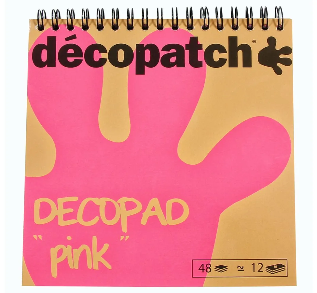 décopatch Décopatch-Papier|Décopatch>Papierblock "Decopad Pink"