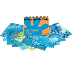 décopatch Décopatch-Papier|Décopatch>Papierblock "Decopad Blue"