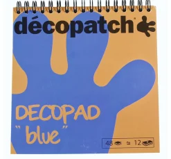 décopatch Décopatch-Papier|Décopatch>Papierblock "Decopad Blue"