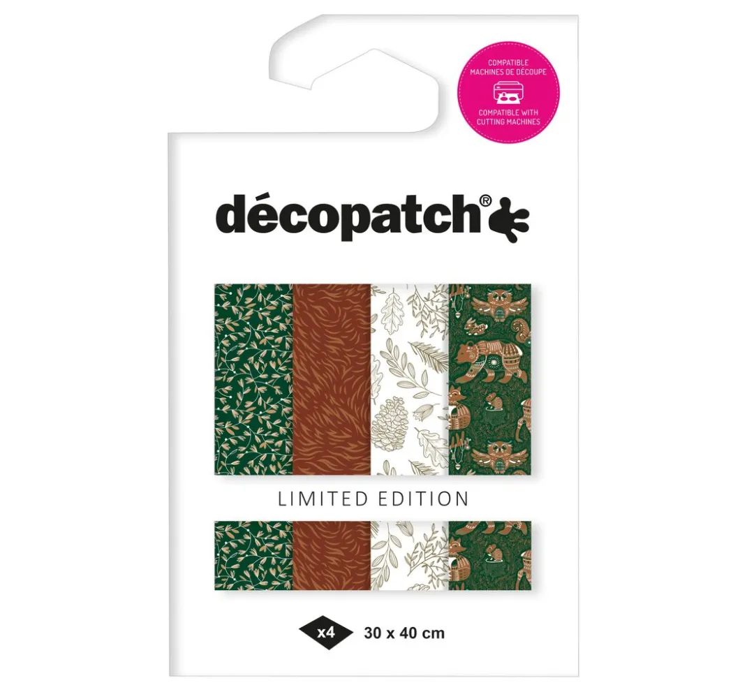 décopatch Décopatch|Décopatch-Papier>Pocket Hot-Foil Collection "Forest"