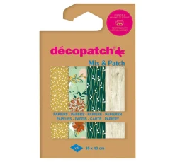 décopatch Décopatch|Décopatch-Papier>Pocket Hot-Foil Collection Mix and Patch "Naturell"