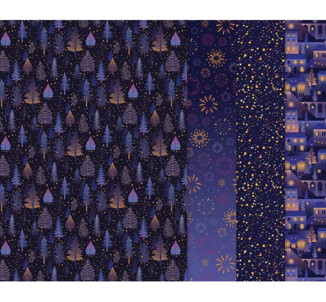 décopatch Décopatch>Pocket Hot-Foil Collection Mix and Patch "Weihnachtsabend"