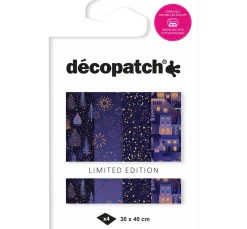 décopatch Décopatch>Pocket Hot-Foil Collection Mix and Patch "Weihnachtsabend"