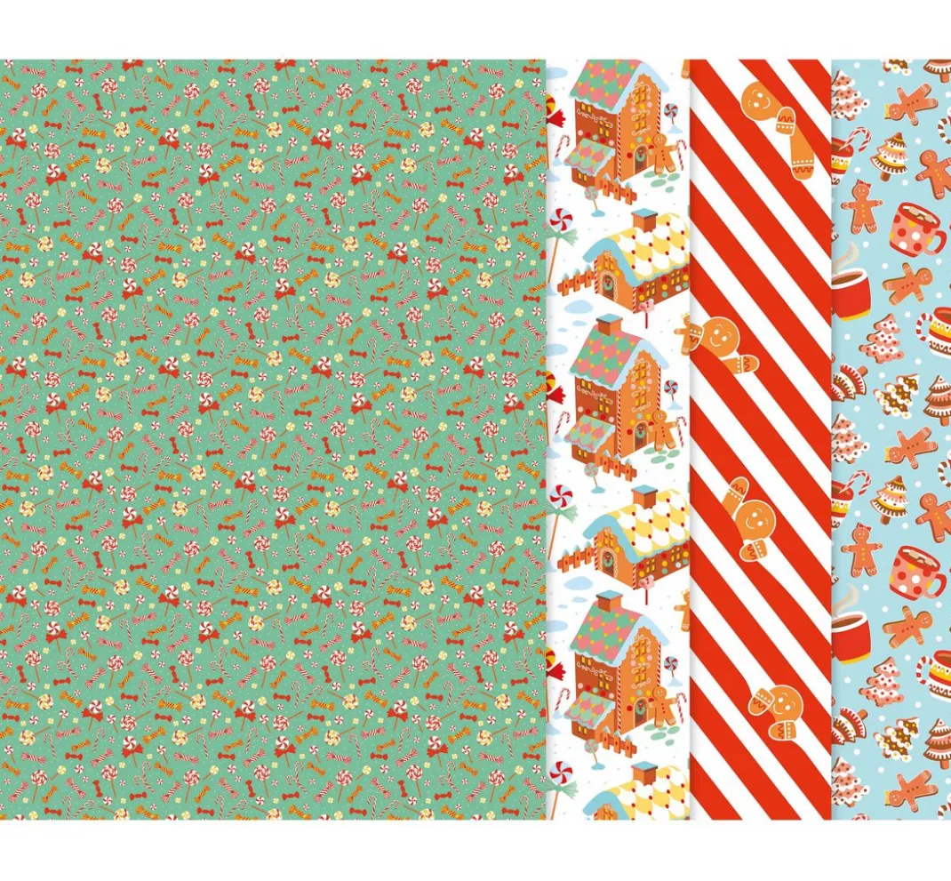 décopatch Décopatch>Pocket Hot-Foil Collection Mix and Patch "Weihnachtsbäckerei"