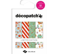 décopatch Décopatch>Pocket Hot-Foil Collection Mix and Patch "Weihnachtsbäckerei"
