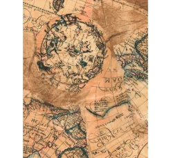 décopatch Décopatch-Papier|Décopatch>-Papier "Landkarte"