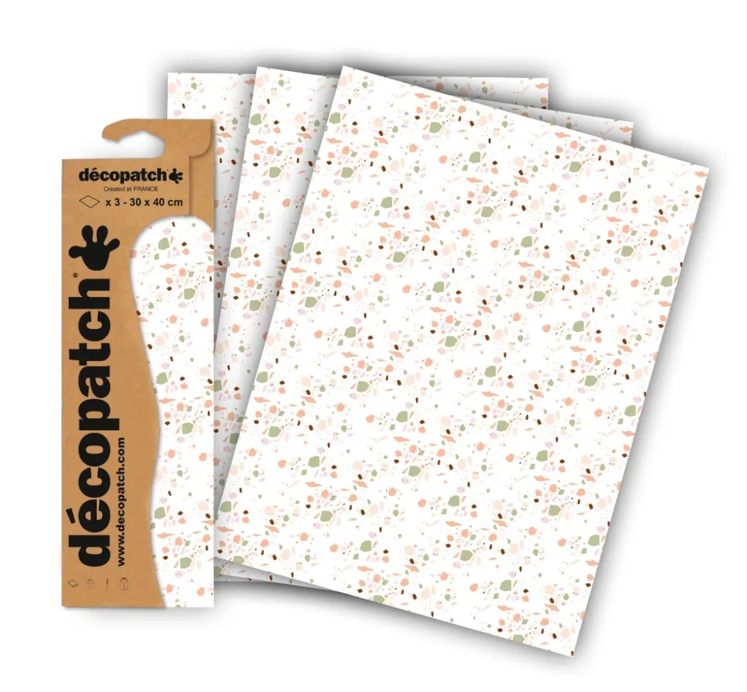 décopatch Décopatch-Papier|Décopatch>-Papier "Mosaiksteine", 3 Stück