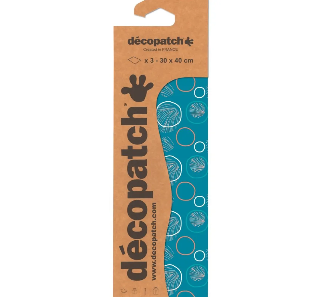 décopatch Décopatch|Seidenpapier & Strohseide>-Papier "Muscheln"