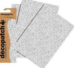décopatch Décopatch>-Papier "Schrift"