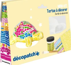 Kinder décopatch Papier-Bastelsets|Weitere Geschenkideen Für Kinder>Decopatch Kit Mini "Schildkröte"
