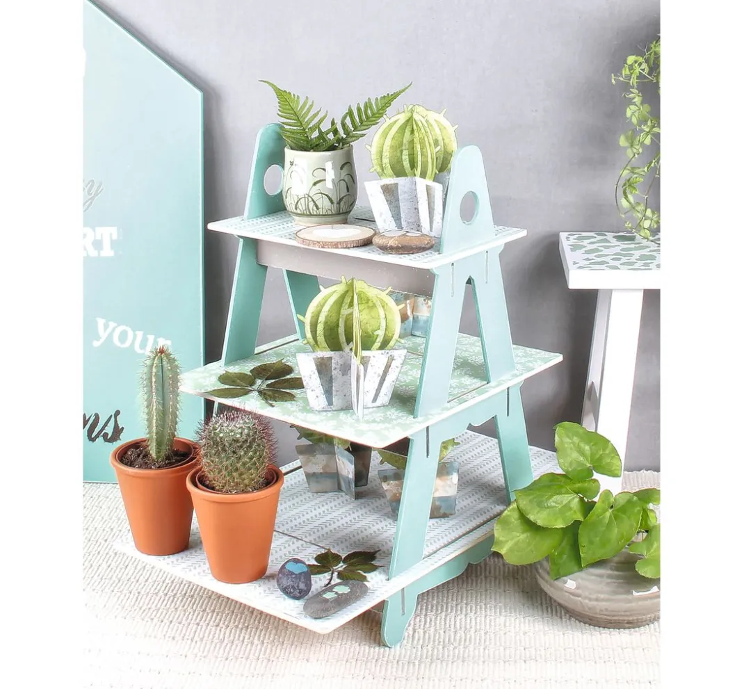 Pronty Crafts Brandmalerei|Holz, Mdf & Pappmaché>Deko- Pflanzentreppe