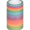 Heyda Masking Tape|Sticker & Klebebänder>Deko Tapes "Pastell Rainbow Glitter"
