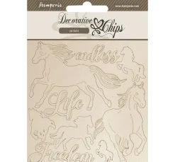 Stamperia Dekoelemente|Kartengestaltung>Deko-Elemente "Silent Sea - Horses"