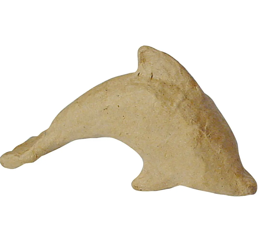 Kinder décopatch Holz|Décopatch>Delfin, Pappmaché