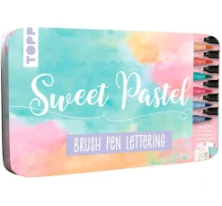 Topp Farbsets|Stifte>Designdose Brush Pen Lettering "Sweet Pastel"