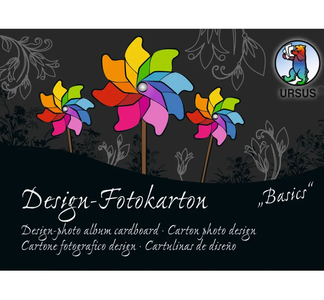 Kinder URSUS Tonpapier & Fotokarton|Papier>Design-Fotokarton "Basics"
