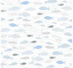 Heyda Tonpapier & Fotokarton|Spezialpapier & -Karton>Designkarton "Hotfoil", Fischschwarm