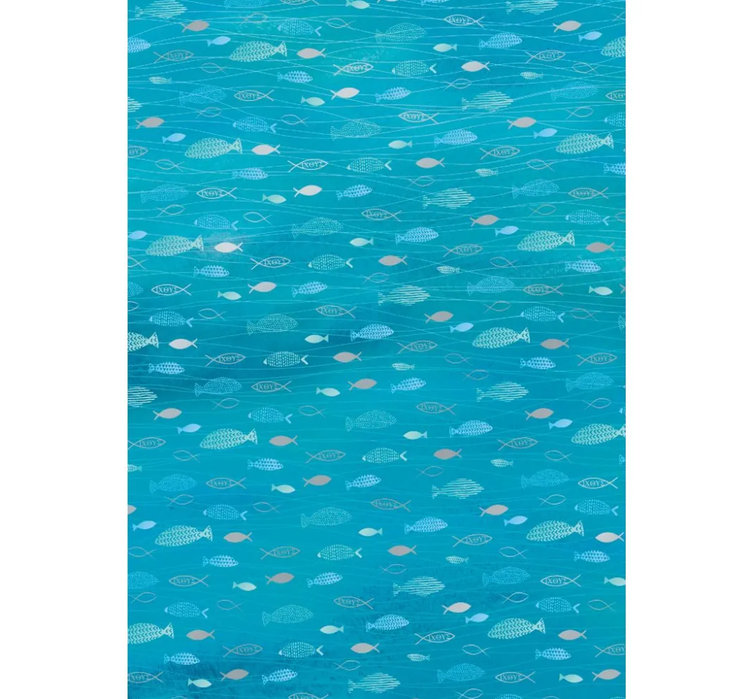 Heyda Tonpapier & Fotokarton|Spezialpapier & -Karton>Designkarton "Hotfoil", Fische