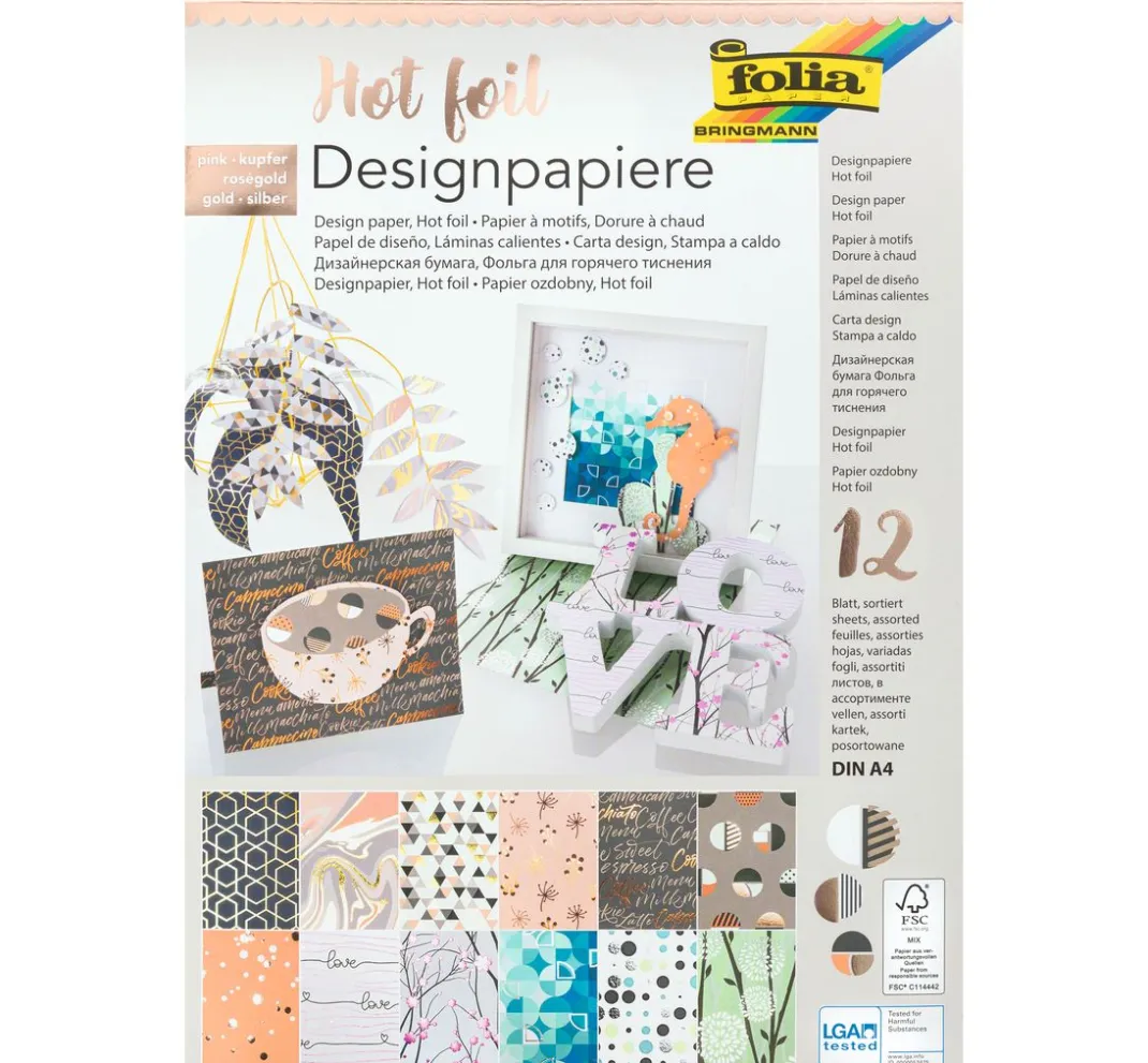 folia Spezialpapier & -Karton|Farb- & Motivblöcke>Designpapierblock "Style"