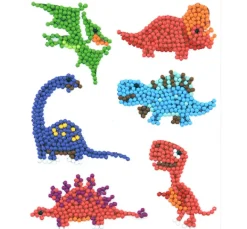 Kinder PRACHT Papier-Bastelsets|Diamond Karten & -Sticker>Diamond Painting Sticker Bastelset "Dinos"