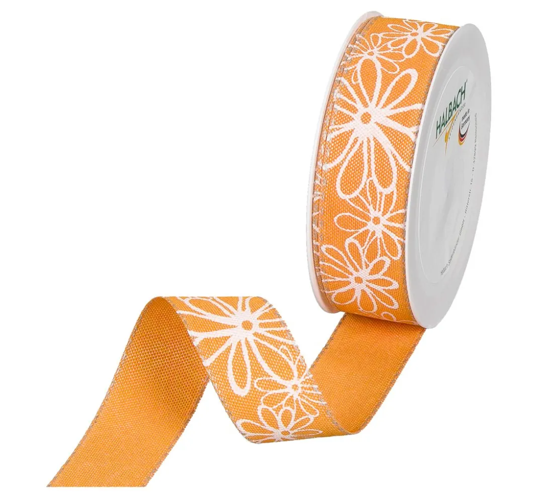HALBACH Schleifenband|Geschenk- & Ringelband>Druckband "Blüten"