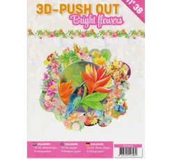 FINDit 3D-Motivbögen|Kartengestaltung>3D-Stanzbogenbuch "Urban Flowers"