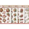FINDit 3D-Motivbögen|Kartengestaltung>3D-Stanzbogen-Set "From Santa with love"