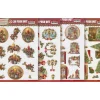 FINDit 3D-Motivbögen|Kartengestaltung>3D-Stanzbogen-Set "History of Christmas"