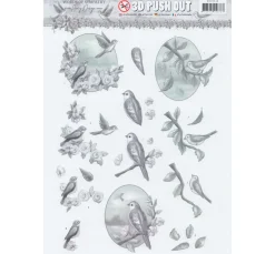 FINDit 3D-Motivbögen|Kartengestaltung>3D-Stanzbogen-Set "Words of Sympathy"