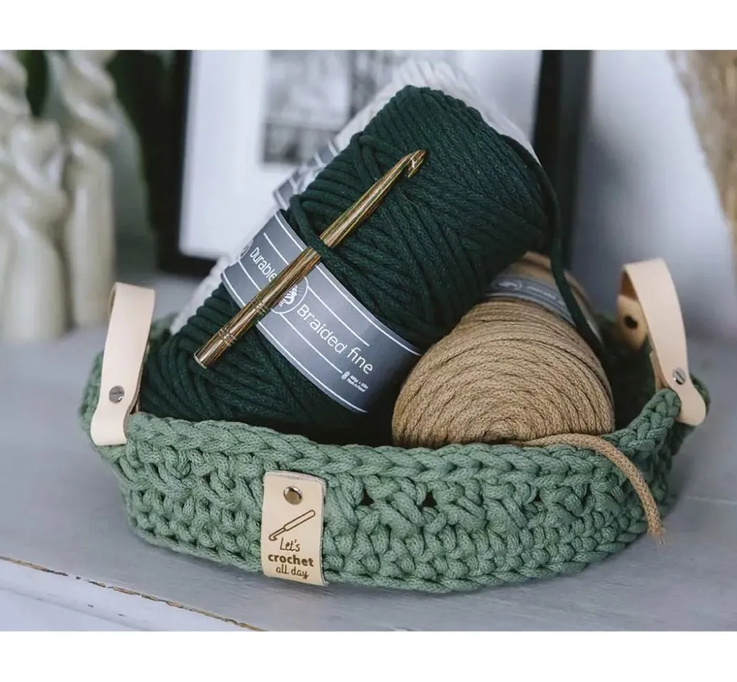 Durable Häkeln|Dicke Wolle>Braided Fine, 3 mm