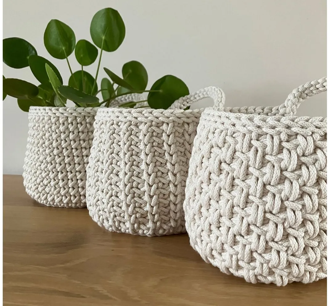 Durable Häkeln|Dicke Wolle>Braided Fine, 3 mm