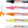 edding Stifte|Künstlerfarbe>5000 Acrylic "Acrylmarker - Neon", Breit, 5er-Set