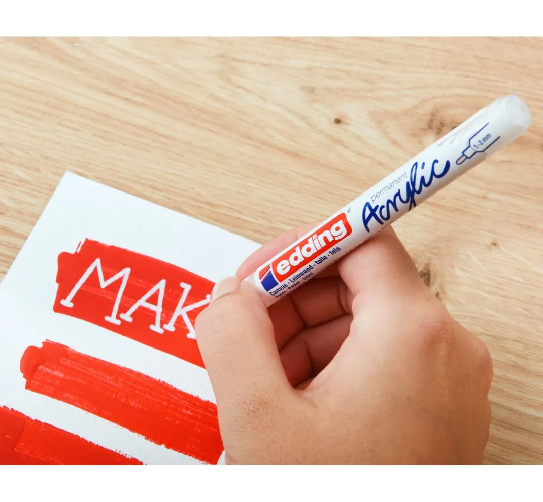 edding Stifte>5300 Acrylic "Acrylmarker - Basic", 5er-Set