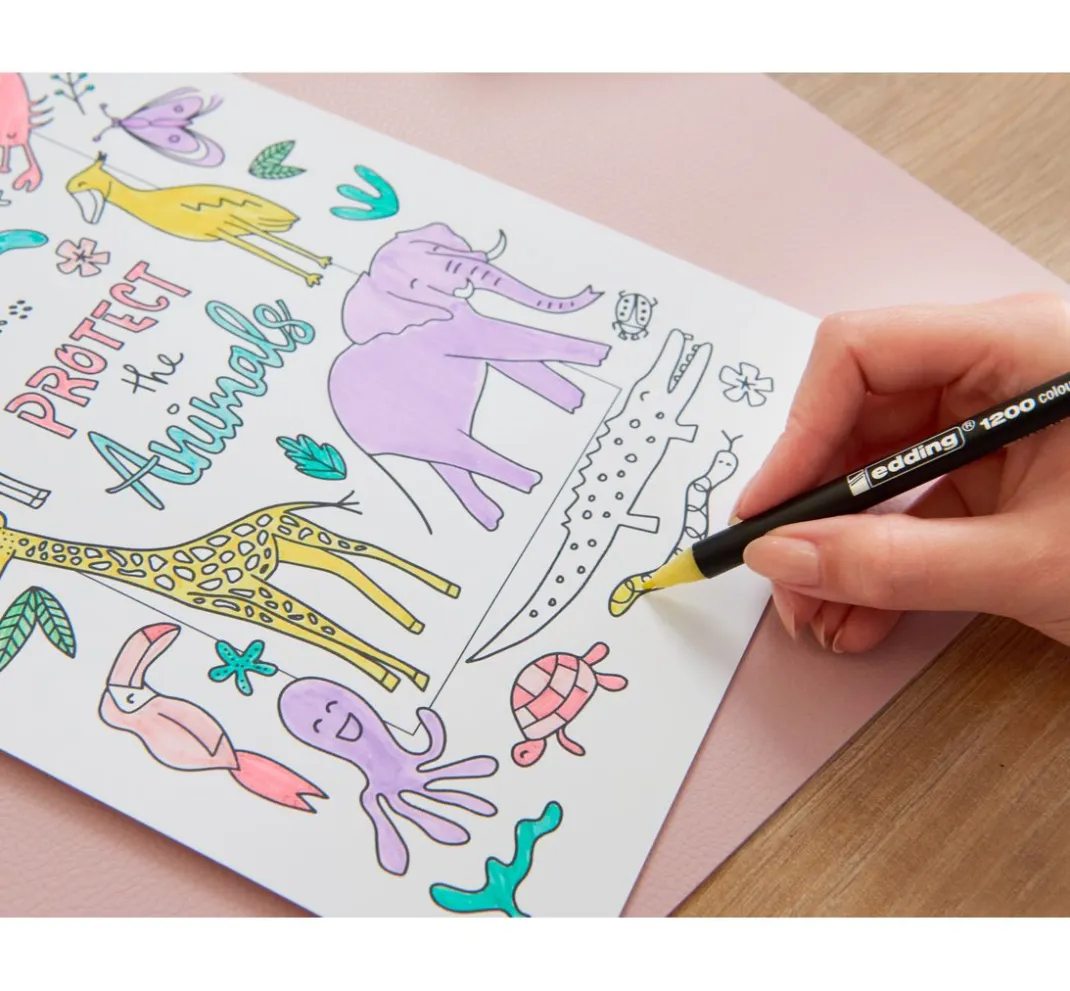 edding Stifte|Scrapbooking>1200 Colour Pen Fine Pastell, 6er-Set