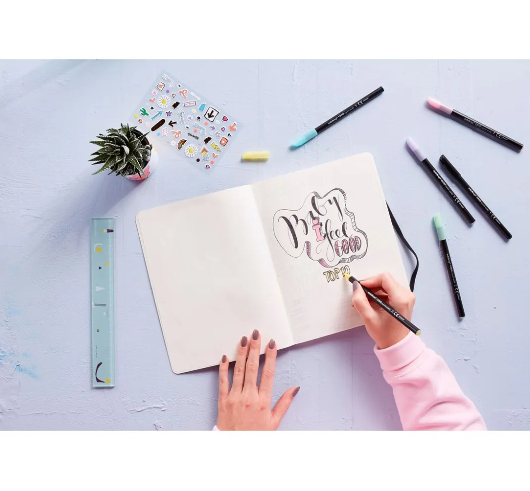 edding Stifte|Scrapbooking>1200 Colour Pen Fine Pastell, 6er-Set
