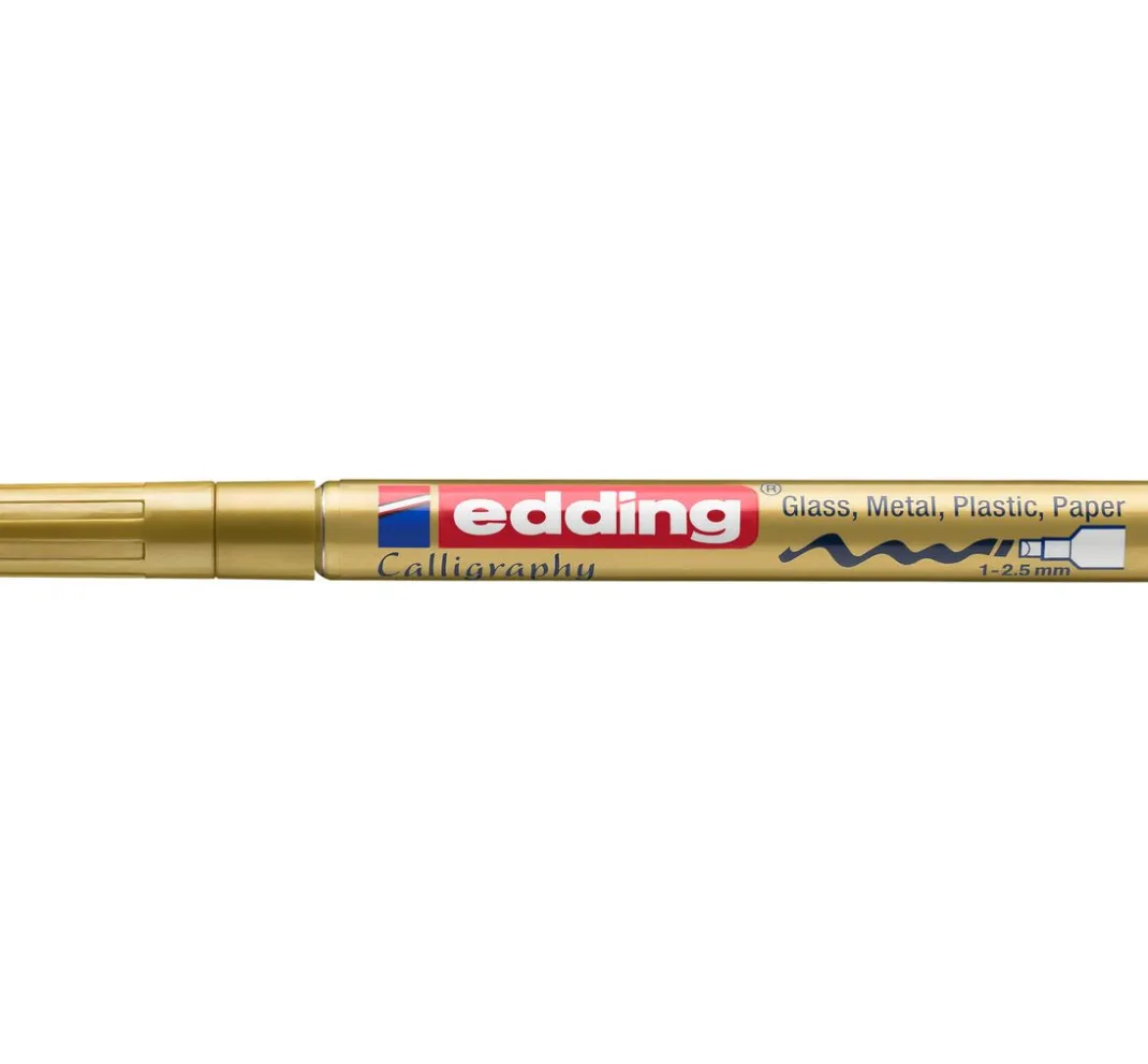 edding Stifte|Kartengestaltung>753 "Glanzlack-Marker Kalligraphie"