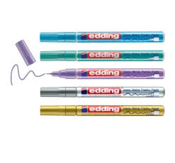edding Lackfarbe|Stifte>780 Glanzlack-Marker Metallic, Special, 5er-Set