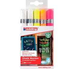 edding Tafelfarbe|Kreidefarbe>4095 "Kreidemarker", 5er-Set