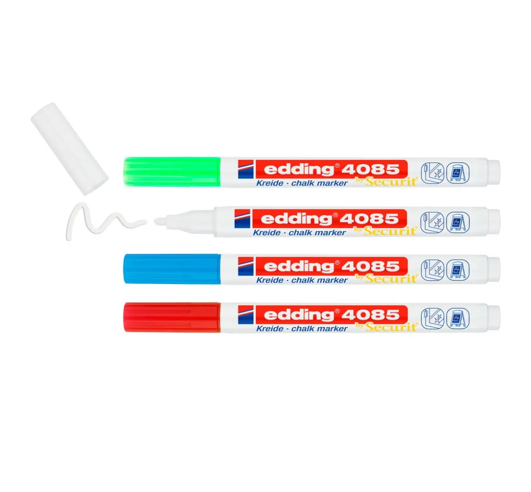 edding Tafelfarbe|Kreidefarbe>4085 Kreidemarker 4er-Set