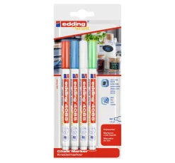 edding Tafelfarbe|Kreidefarbe>4085 Kreidemarker 4er-Set